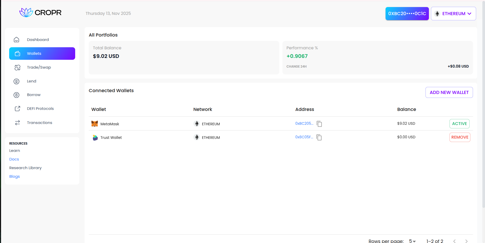 image 22 – Simplify Multi-Wallet Management with CROPR’s All-in-One DeFi Platform